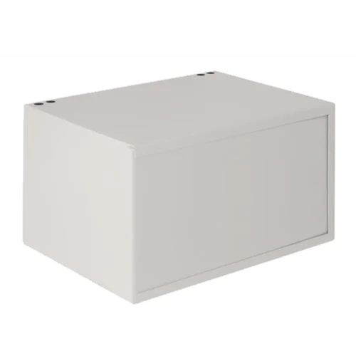 Настенный антивандальный шкаф пенального типа, 7U, Ш520хВ320хГ400мм, серый